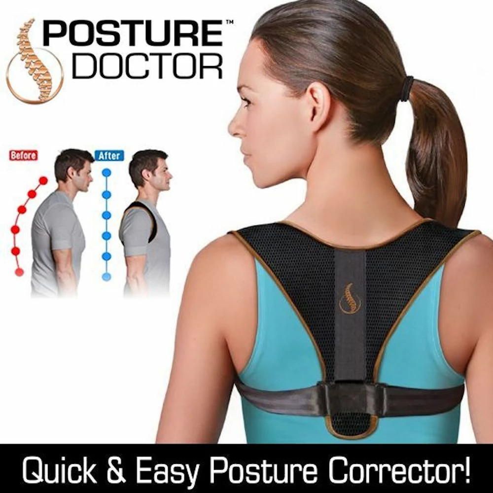 Accessories Copper Infused Posture Doctor - Relieves Neck, Back & Shoulder Strains