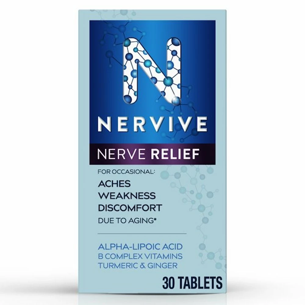 Accessories Nervive Nerve Relief For Nerve Aches, Weakness, Discomfort - Dietary Supplement - 30 Ct