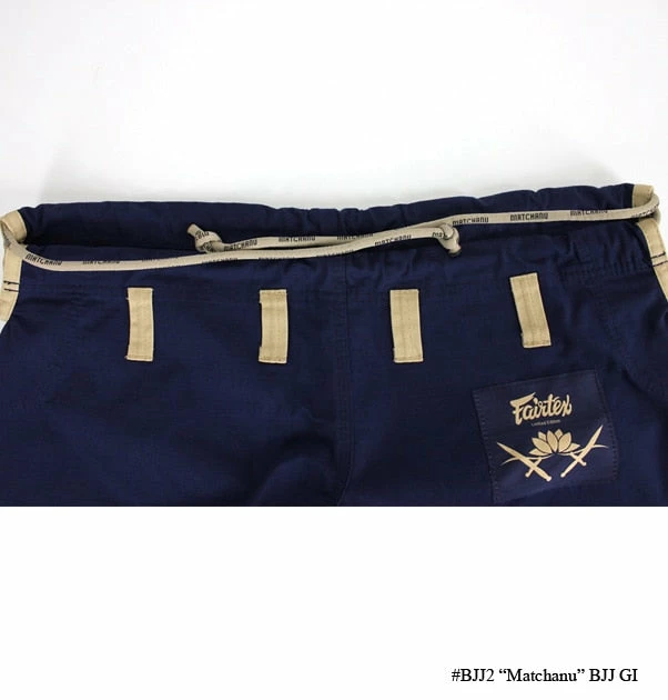 Fairtex "MATCHANU" Brazilian Jiu Jitsu Gi - BJJ2 - NAVY BLUE Jiu Jitsu Gis