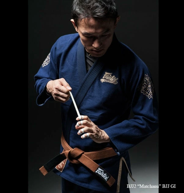 Fairtex "MATCHANU" Brazilian Jiu Jitsu Gi - BJJ2 - NAVY BLUE Jiu Jitsu Gis