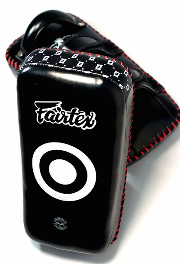 Fairtex Superior "Curved" Kick Pads - KPLS2 - 100% Genuine Cowhide Leather - Sold As Pair