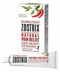 Zostrix HP Arthritis Maximum Strength Pain Relief Cream - Capsaicin 0.1% Topical Analgesic - 2 Oz