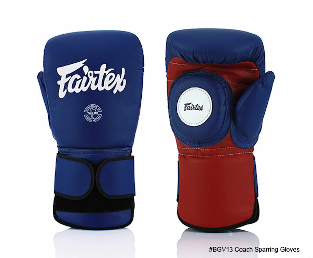 Fairtex Coach Sparring Gloves - BGV13 - Each Glove Approximately 14oz