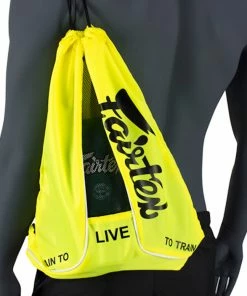 Fairtex Drawstring Sach Bag - BAG6 - Mesh Lining - Perfect For Carrying Gloves