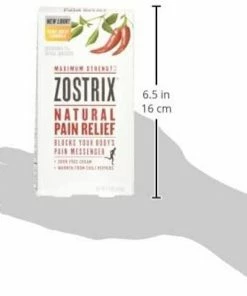 Zostrix HP Arthritis Maximum Strength Pain Relief Cream - Capsaicin 0.1% Topical Analgesic - 2 Oz