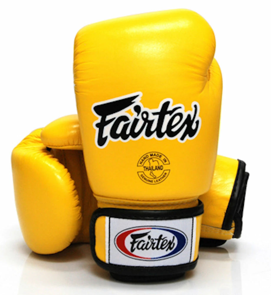 Fairtex Muay Thai Style Training Boxing Gloves - BGV1 - Made In Thailand W/ Genuine Top Grain Leather.
