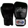 Fairtex "BREATHABLE" Muay Thai Style Training Gloves - BGV1B - Ventilation Strip Across The Palm Of The Hand