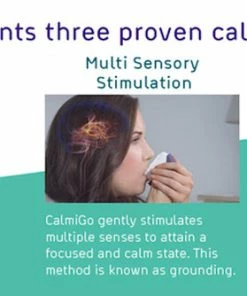 CalmiGo Anxiousness & Stress-Relief Natural Calming Device - Achieve Calm, Anywhere, Anytime