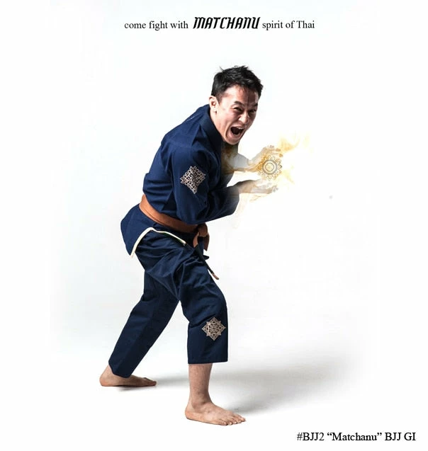 Fairtex "MATCHANU" Brazilian Jiu Jitsu Gi - BJJ2 - NAVY BLUE Jiu Jitsu Gis