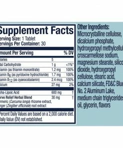 Accessories Nervive Nerve Relief For Nerve Aches, Weakness, Discomfort - Dietary Supplement - 30 Ct