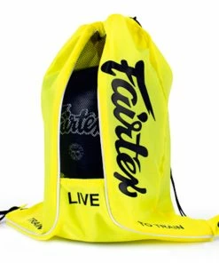 Fairtex Drawstring Sach Bag - BAG6 - Mesh Lining - Perfect For Carrying Gloves