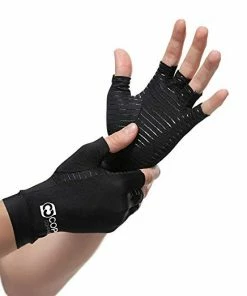 Copper Fit Hand Relief Compression Gloves - Helps Relieve Stiffness & Soreness In Your Wrist - As Seen On TV -