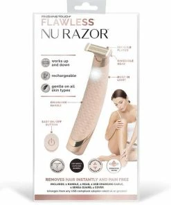 Flawless Nu Razor Hair Remover By Finishing Touch -18K Gold Plated Accessories