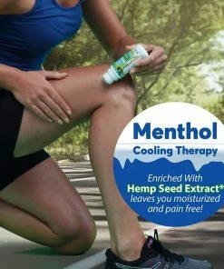 Hempvana Cold As Ice Clear Pain Relief Roll-On Gel - 2.5 Oz (74 Ml)