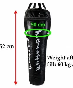 Fairtex Pro Heavy Angle Bag - HB12-Black (Unfilled) - Multi-purpose BAG