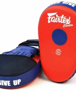 Pads & Mitts Fairtex Cardio Focus Punch And Kick Mitts - FMV13 - Great For PUNCHING & KICKING Drill At The Same Time