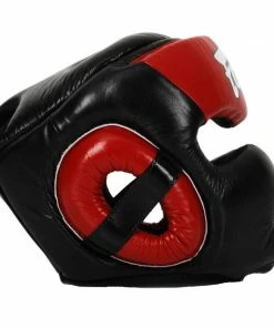 Fairtex Padded Top Diagonal Vision Headgear - HG13PD - Genuine Leather