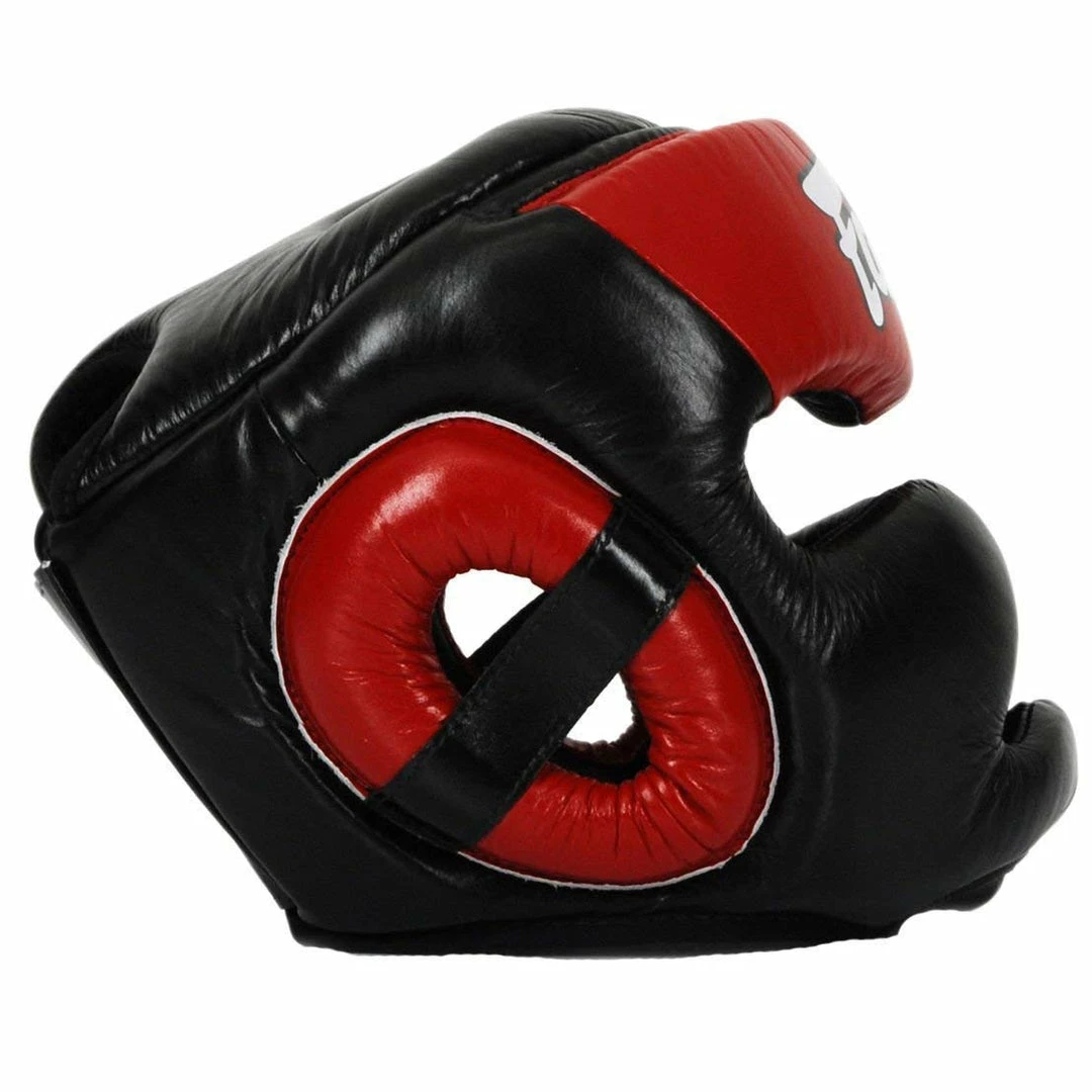 Fairtex Padded Top Diagonal Vision Headgear - HG13PD - Genuine Leather