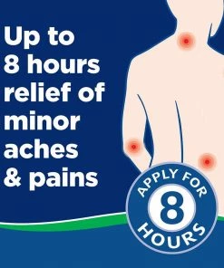 Salonpas Pain Relief Patches For Minor Aches & Pains - 2.83 X 1.81 In - 60 Patches