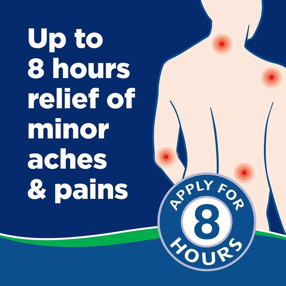 Salonpas Pain Relief Patches For Minor Aches & Pains - 2.83 X 1.81 In - 60 Patches