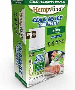 Hempvana Cold As Ice Clear Pain Relief Roll-On Gel - 2.5 Oz (74 Ml)