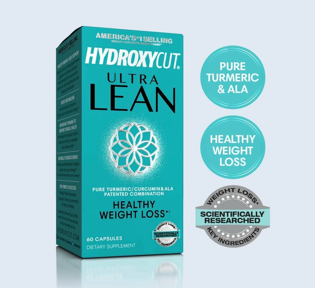 HYDROXYCUT Ultra Lean - Healthy Weight Loss - Boost Metabolism - 60 Capsules - Exp. 2/2023