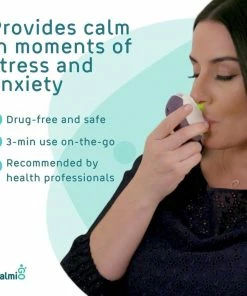 CalmiGo Anxiousness & Stress-Relief Natural Calming Device - Achieve Calm, Anywhere, Anytime