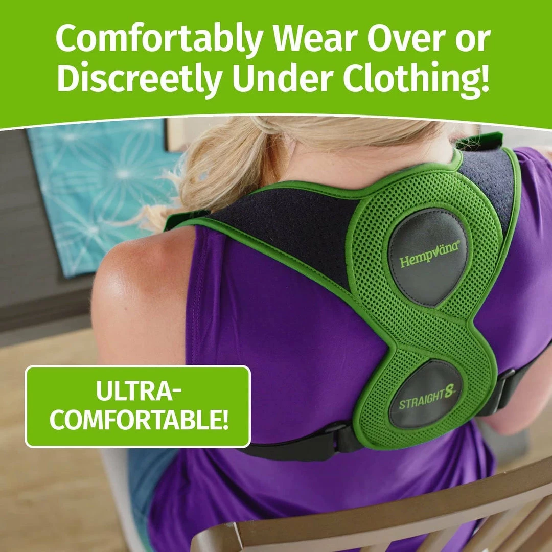 Hempvana Straight 8 Relief From Back And Neck Strain - Easy Way To Correct Posture Accessories