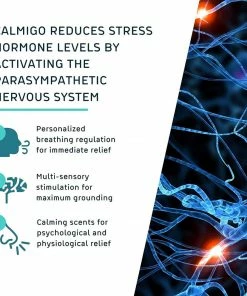 CalmiGo Anxiousness & Stress-Relief Natural Calming Device - Achieve Calm, Anywhere, Anytime