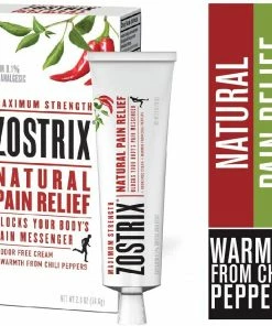 Zostrix HP Arthritis Maximum Strength Pain Relief Cream - Capsaicin 0.1% Topical Analgesic - 2 Oz