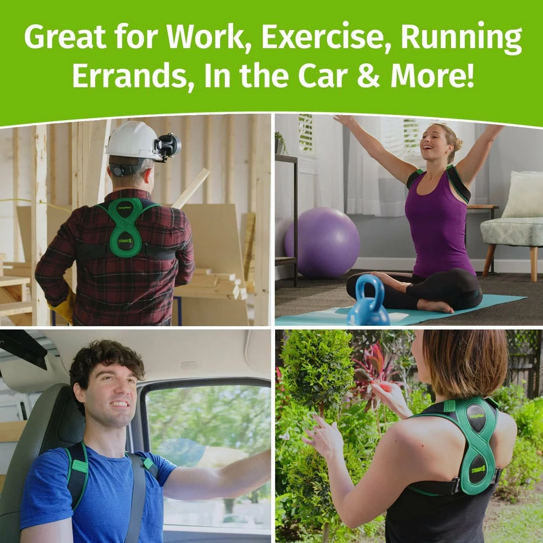 Hempvana Straight 8 Relief From Back And Neck Strain - Easy Way To Correct Posture Accessories