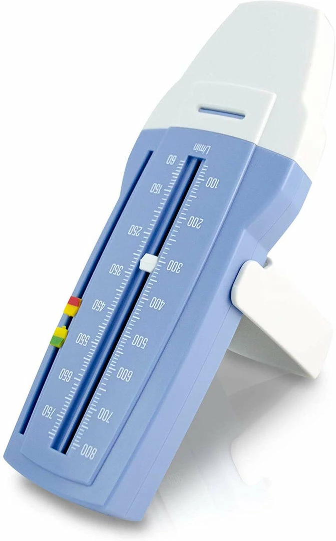 AsthmaMD Lung Performance Peak Flow Meter - Includes Downloadable Free Tracking App Accessories