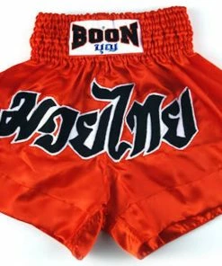 Boon Sport "CLASSIC" Muay Thai Shorts - Red
