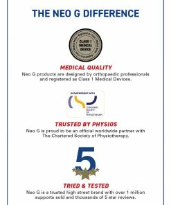 Accessories NEO G Plantar Fasciitis Daily Support & Relief - Contains 1 Pair - Helps Relieve Everyday Swelling & Discomfort