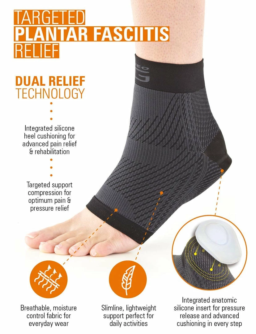 Accessories NEO G Plantar Fasciitis Daily Support & Relief - Contains 1 Pair - Helps Relieve Everyday Swelling & Discomfort