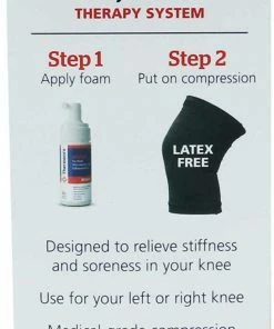 Accessories Theraworx Relief Joint Discomfort & Inflammation - 1 Compression Knee Sleeve & 3.4oz Bottle Topical Foam