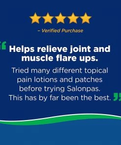 Salonpas Pain Relief Patches For Minor Aches & Pains - 2.83 X 1.81 In - 60 Patches