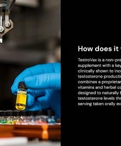 Novex Biotech TestroVax - 60 Capsules - Clinically Tested Testosterone Boosting Compound Accessories