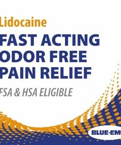 Accessories Blue-Emu Nerve Desensitizing Pain Relief Cream - 2.7 Oz -Odor Free,Fast Acting,Non-Irritating,Deep Penetrating - Lidocaine Pain Relief