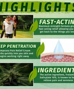 Accessories Hempvana Pain Relief Cream For Arthritis - As Seen On TV - 4oz