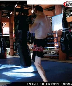 Fairtex Pro Heavy Angle Bag - HB12-Black (Unfilled) - Multi-purpose BAG