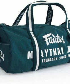 Fairtex Green Color Retro Style Barrel Duffel Bag - BAG9 - Durable & Stylish