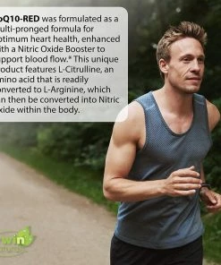 Irwin Naturals CoQ10-RED W/ Nitric Oxide Booster - Supports Healthy Blood Flow & Energy Production- 60 Liquid Soft-Gels Accessories