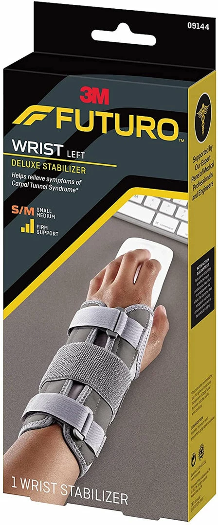 Accessories FUTURO Deluxe Wrist Stabilizer Helps Relieve Carpal Tunnel Symptoms- 1 Wrist Stabilizer - Firm Support