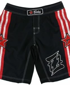 Fairtex MMA Boardshorts - AB8 - Black & Red