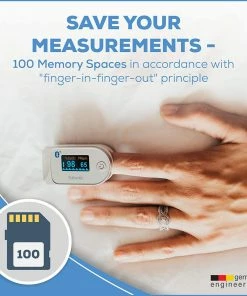 Accessories Beurer PO60 Bluetooth Fingertip Pulse Oximeter With Monitoring Via App