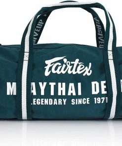 Fairtex Green Color Retro Style Barrel Duffel Bag - BAG9 - Durable & Stylish