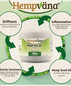 Accessories Hempvana Pain Relief Cream For Arthritis - As Seen On TV - 4oz
