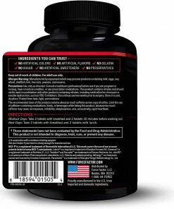 Force Factor Test X180 Ignite Free Total Testosterone Booster & Fat Burner - 120 Capsules Accessories