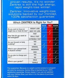 Accessories Zantrex Blue Weight Loss Dietary Energy Supplement Pills - 84 Count
